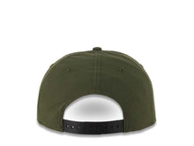 Load image into Gallery viewer, Raiders New Era 9FIFTY 950 Snapback Cap Hat Olive Green Crown Camo Visor Black/Olive Green Logo 
