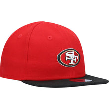 Load image into Gallery viewer, (Infant) San Francisco 49ers New Era NFL 9FIFTY 950 Snapback Cap Hat Red Crown Black Visor Team Color Logo (My 1st First)
