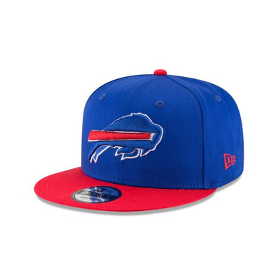 Buffalo Bills New Era NFL 9Fifty 950 Snapback Cap Hat Royal Blue Crown Red Visor Team Color Logo