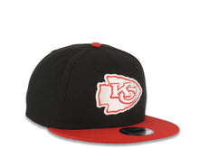 Load image into Gallery viewer, Kansas City Chiefs New Era NFL 9FIFTY 950 Snapback Cap Hat Dark Gray Crown Red Visor White/Red Team Color Logo (Color Pack)
