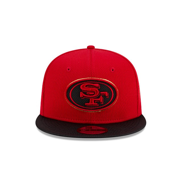 New Era NFL Men's San Francisco 49ers 2021 Sideline Road 9FIFTY Snapback Adjustable Hat