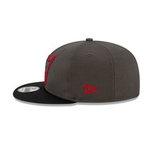 Load image into Gallery viewer, Tampa Bay Buccaneers New Era NFL 9FIFTY 950 Snapback 2021 Sideline Cap Hat Dark Gray Crown Black Visor Team Color Logo
