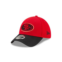 Load image into Gallery viewer, San Francisco 49ers New Era 39THIRTY 3930 Flexfit Sideline 2021 Cap Hat Red Crown Black Visor Red/Black Logo
