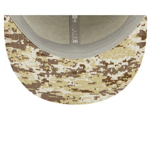 Load image into Gallery viewer, Denver Broncos New Era NFL 9FIFTY 950 Snapback Cap Hat Black Crown Orange Visor Camo Logo America Flag Side Patch (2022 Salute To Service)
