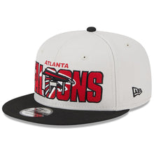 Load image into Gallery viewer, Atlanta Falcons New Era 59FIFTY 5950 Fitted Cap Hat White Crown Black Visor Team Color Logo (2023 Draft)
