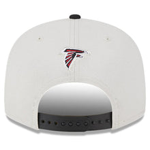 Load image into Gallery viewer, Atlanta Falcons New Era 59FIFTY 5950 Fitted Cap Hat White Crown Black Visor Team Color Logo (2023 Draft)
