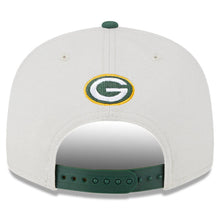 Load image into Gallery viewer, Green Bay Packers New Era NFL 9FIFTY 950 Snapback Cap Hat Stone Crown Green Visor Team Color Logo (2023 Draft On Stage)
