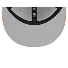 Load image into Gallery viewer, Denver Broncos New Era NFL 9FIFTY 950 Snapback Cap Hat Stone Crown Orange Visor Orange/White Team Color Logo (2023 Draft On Stage)
