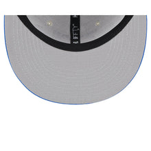 Load image into Gallery viewer, Los Angeles Rams New Era NFL 9FIFTY 950 Snapback Cap Hat Stone Crown Royal Blue Visor Team Color Logo (2023 Draft On Stage)
