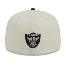 Load image into Gallery viewer, Las Vegas Raiders New Era NFL 59FIFTY 5950 Fitted City Originals Cap Hat Stone Crown Black Visor Team Color Logo
