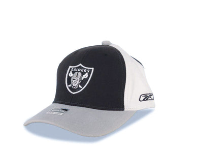 (Infant/Toddler/Youth) Oakland Raiders New Era Adjustable Velcro Kid Cap Hat Black/White Crown Gray Visor Team Color Logo