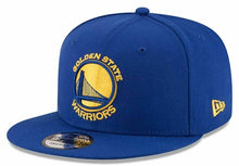 Load image into Gallery viewer, Golden State Warriors New Era NBA 9FIFTY 950 Snapback Cap Hat Royal Blue Crown/Visor Team Color Logo
