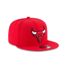 Load image into Gallery viewer, Chicago Bulls New Era NBA 9FIFTY 950 Snapback Cap Hat Red Crown/Visor Team Color Logo 
