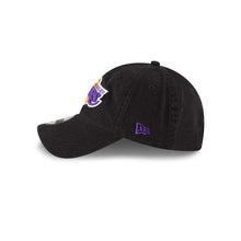 Load image into Gallery viewer, Los Angeles Lakers New Era NBA 9Twenty 920 Core Classic Adjustable Cap Hat Black Crown/Visor Team Color Logo
