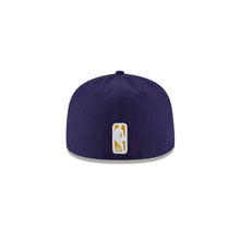 Load image into Gallery viewer, (Youth) Los Angeles Lakers New Era NBA 59FIFTY 5950 Fitted Cap Hat Purple Crown/Visor Team Color Logo
