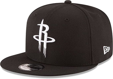 Houston Rockets New Era NBA 9FIFTY 950 Snapback Cap Hat Black Crown/Visor White Logo