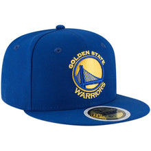 Load image into Gallery viewer, (Youth) Golden State Warriors New Era NBA 59FIFTY 5950 Fitted Cap Hat Royal Blue Crown/Visor Team Color Logo
