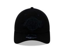 Load image into Gallery viewer, Los Angeles Lakers New Era NBA 9TWENTY 920 Adjustable Cap Hat Black Crown/Visor Black Logo (All Black/Black On Black)
