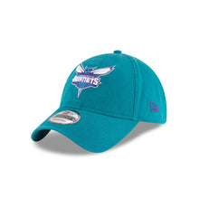 Load image into Gallery viewer, Charlotte Hornets New Era NBA 9TWENTY 920 Adjustable Cap Hat Teal Crown/Visor Team Color Logo 
