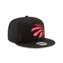 Load image into Gallery viewer, Toronto Raptors New Era NBA 9FIFTY 950 Snapback Cap Hat Black Crown/Visor Team Color Logo 
