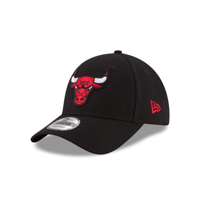 Chicago Bulls New Era NBA 9Forty 940 The League Adjustable Cap Hat Black Crown/Visor Team Color Logo