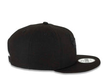 Load image into Gallery viewer, Chicago Bulls New Era NBA 9FIFTY 950 Snapback Cap Hat Black Crown/Visor Black Logo 
