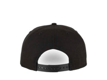 Load image into Gallery viewer, Chicago Bulls New Era NBA 9FIFTY 950 Snapback Cap Hat Black Crown/Visor Black Logo 
