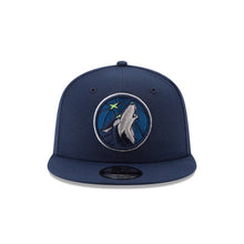 Load image into Gallery viewer, Minnesota Timberwolves New Era NBA 9FIFTY 950 Snapback Cap Hat Navy Crown/Visor Team Color Logo 
