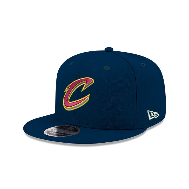 Cleveland Cavaliers New Era NBA 9FIFTY 950 Snapback Cap Hat Navy Crown/Visor Team Color Logo 