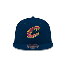 Load image into Gallery viewer, Cleveland Cavaliers New Era NBA 9FIFTY 950 Snapback Cap Hat Navy Crown/Visor Team Color Logo 
