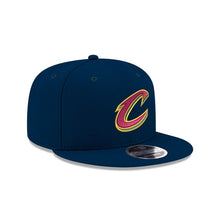 Load image into Gallery viewer, Cleveland Cavaliers New Era NBA 9FIFTY 950 Snapback Cap Hat Navy Crown/Visor Team Color Logo 
