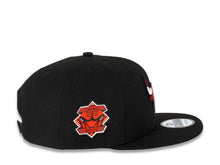Load image into Gallery viewer, Chicago Bulls New Era NBA 9FIFTY 950 Snapback Cap Hat Black Crown/Visor Team Color Logo (Logo Side)

