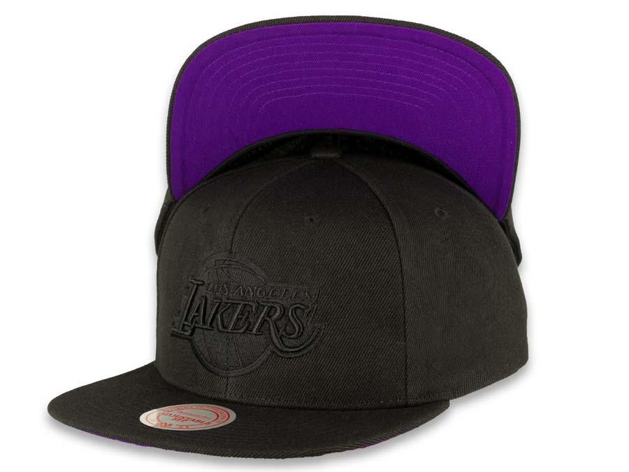 Mitchell & Ness Snapback Los Angeles Lakers Blackout Pop Under Purple UV