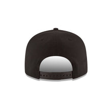 Load image into Gallery viewer, Atlanta Hawks New Era NBA 9FIFTY 950 Snapback Cap Hat Black Crown/Visor Black/White Logo 
