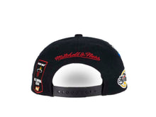 Load image into Gallery viewer, Miami Heat Mitchell &amp; Ness NBA Snapback Cap Hat Black Crown/Visor Team Color Logo (My City)
