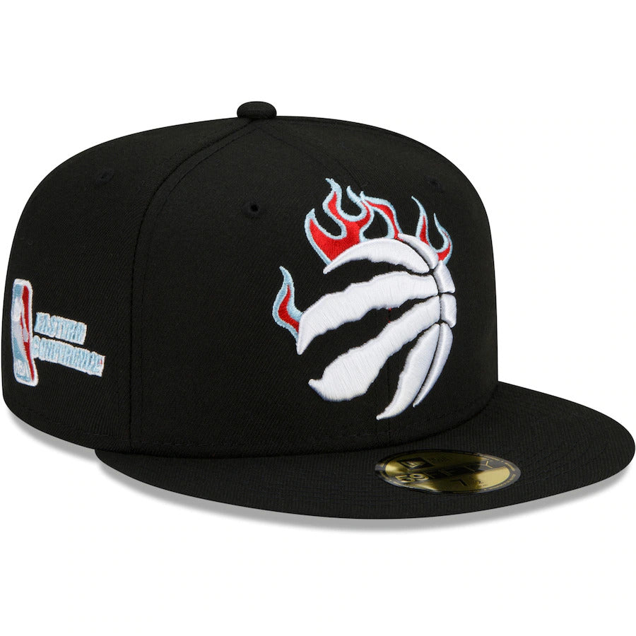 Toronto Raptors New Era NBA 9FIFTY 950 Snapback Cap Hat Black Crown/Vi ...