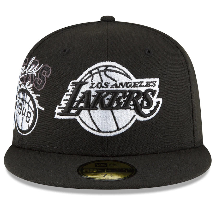 NEW ERA Los Angeles Lakers キャップ Los Angeles Lakers New Era NBA 59FIFTY 5950 Fitted Back Half Cap