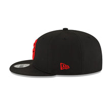 Load image into Gallery viewer, Toronto Raptors New Era NBA 9FIFTY 950 Snapback  Back Half Cap Hat Black Crown/Visor Team Color Logo
