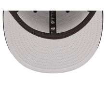 Load image into Gallery viewer, Miami Heat New Era NBA 9FIFTY 950 Snapback Cap Hat Black Crown/Visor Team Color Logo with State Map (Logo State)
