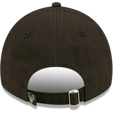 Load image into Gallery viewer, Milwaukee Bucks New Era NBA 9TWENTY 920 Adjustable Cap Hat Black Crown/Visor Team Color Logo 
