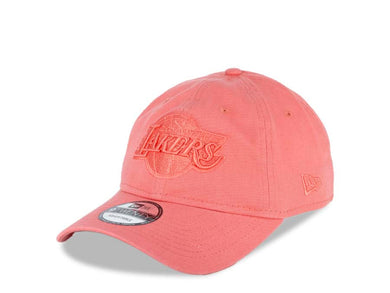 Los Angeles Lakers New Era NBA 9TWENTY 920 Adjustable Cap Hat Pink Crown/Visor Pink Logo (Color Pack)