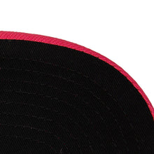 Load image into Gallery viewer, San Antonio Spurs Mitchell &amp; Ness NBA Snapback Cap Hat Neon Pink Crown/Visor Black/Neon Pink Logo (Two Tonal)
