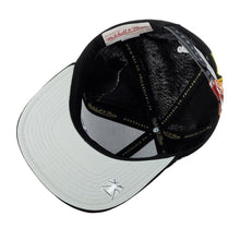 Load image into Gallery viewer, Los Angeles Lakers Mitchell &amp; Ness NBA Shirt Remix Snapback Cap Hat Black Crown/Visor Team Color Logo
