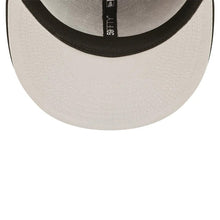 Load image into Gallery viewer, Los Angeles Lakers New Era NBA 59FIFTY 5950 Fitted Cap Hat Black Crown/Visor Team Color Logo 17x Crown Rose (Crown Champs)
