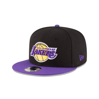 Los Angeles Lakers New Era NBA 9FIFTY 950 Snapback Cap Hat COLOR1 Crown COLOR2 Visor COLOR3 Logo 