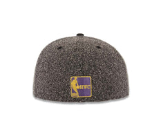 Load image into Gallery viewer, Los Angeles Lakers New Era NBA 59FIFTY 5950 Fitted Cap Hat Black Crown Black Visor Team Color Logo
