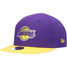 Load image into Gallery viewer, (Infant) Los Angeles Lakers New Era NBA 9FIFTY 950 Snapback Cap Hat Purple Crown Yellow Visor Team Color Logo (My 1st First)
