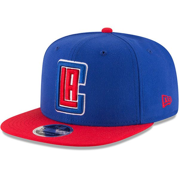 Los Angeles Clippers New Era NBA 9FIFTY 950 Snapback Cap Hat Royal Blue Crown Red Visor Team Color Logo