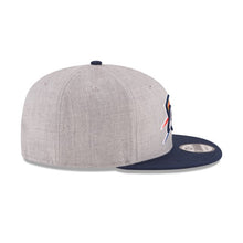 Load image into Gallery viewer, Oklahoma City Thunder New Era NBA 9FIFTY 950 Snapback Cap Hat Gray Crown Navy Visor Team Color Logo 
