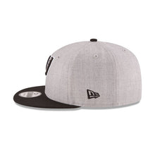 Load image into Gallery viewer, San Antonio Spurs New Era NBA 9FIFTY 950 Snapback Cap Hat Gray Crown Black Visor Team Color Logo 
